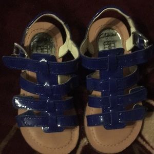 Clark blue sandals